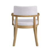 Kasem - Arm Chair (Set of 2) - Gorge Fabric & Oak - R&R Furniture Gallery (Fountain Valley, CA)