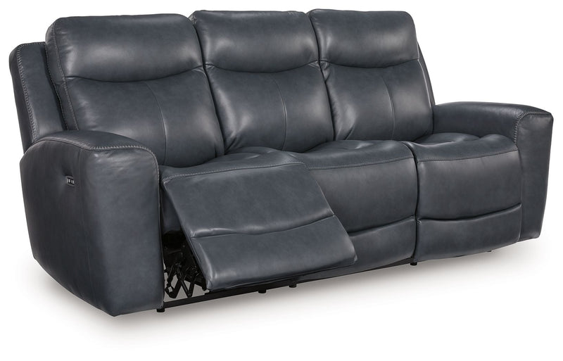 Next Move - Power Reclining Sofa With Adjustable Headrest - R&R Furniture Gallery (Fountain Valley, CA)