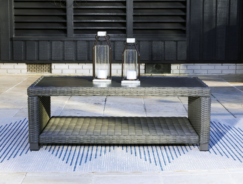 Elite Park - Rectangular Cocktail Table - Gray - R&R Furniture Gallery (Fountain Valley, CA)