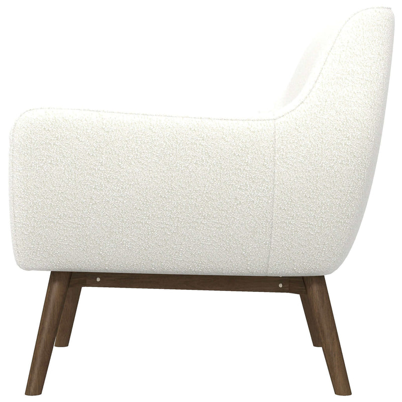 Panom - Lounge Chair - Brown / White - R&R Furniture Gallery (Fountain Valley, CA)