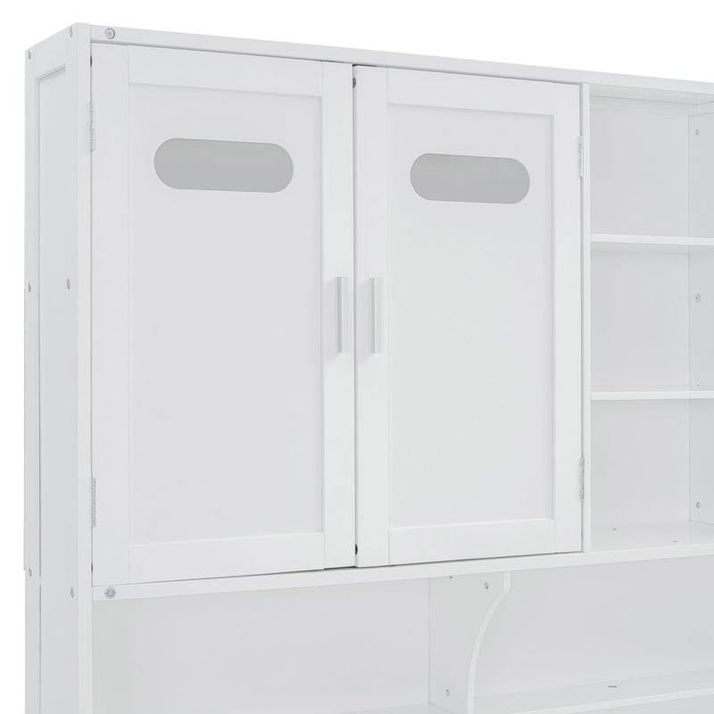 Daybed With All-In-One Cabinet And Shelf - R&R Furniture Gallery (Fountain Valley, CA)