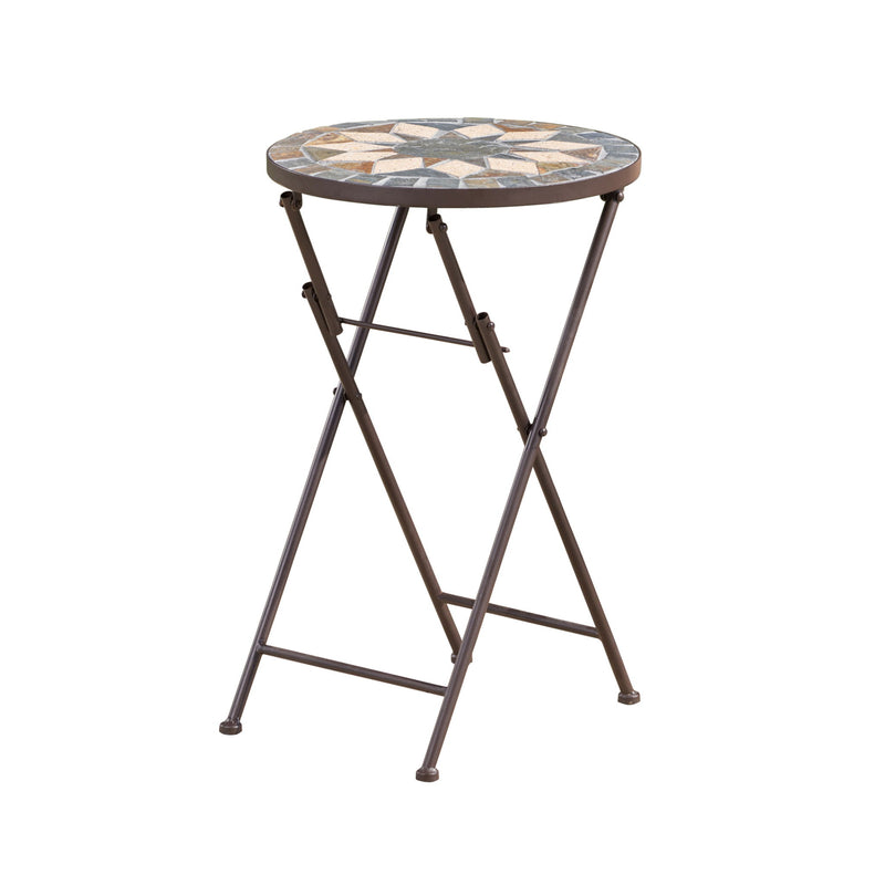 Silvester - End Table - Beige / Black - R&R Furniture Gallery (Fountain Valley, CA)