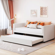 Upholstered Daybed With Ergonomic Design Backrest - R&R Furniture Gallery (Fountain Valley, CA)