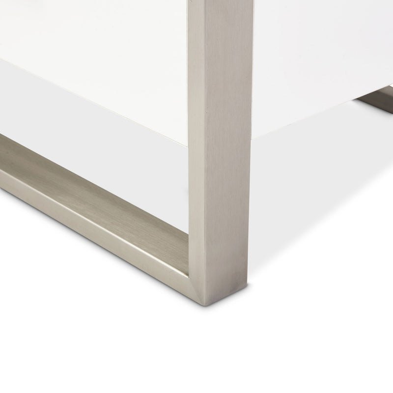 Marquee - Nightstand - Cloud White - R&R Furniture Gallery (Fountain Valley, CA)
