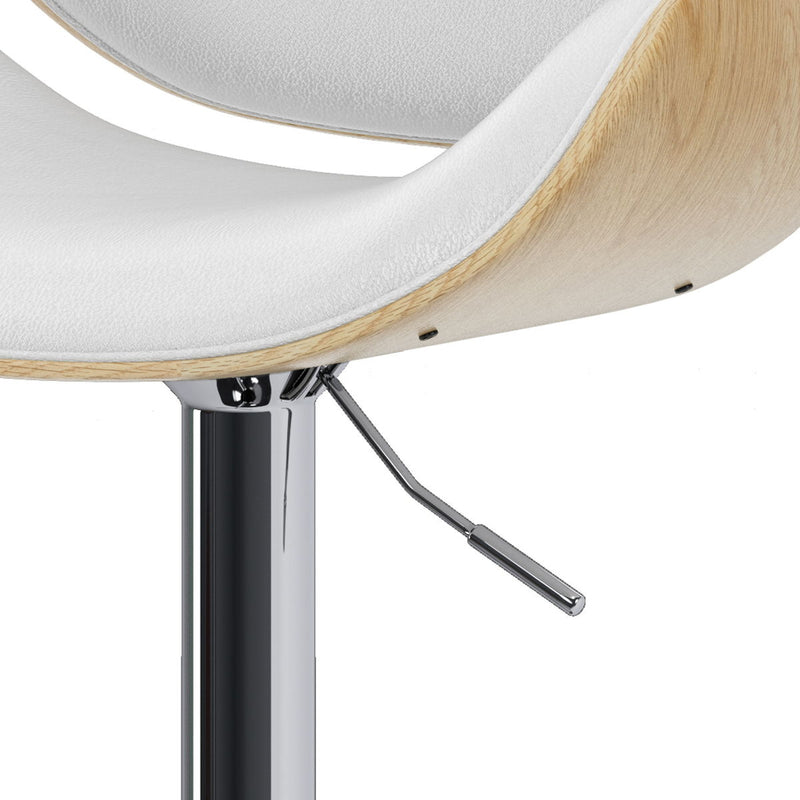 Marana - Handcrafted Bentwood Adjustable Swivel Bar Stool - R&R Furniture Gallery (Fountain Valley, CA)