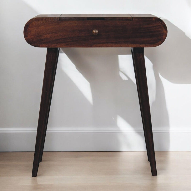 Mini Dressing Table With Foldable Mirror - R&R Furniture Gallery (Fountain Valley, CA)