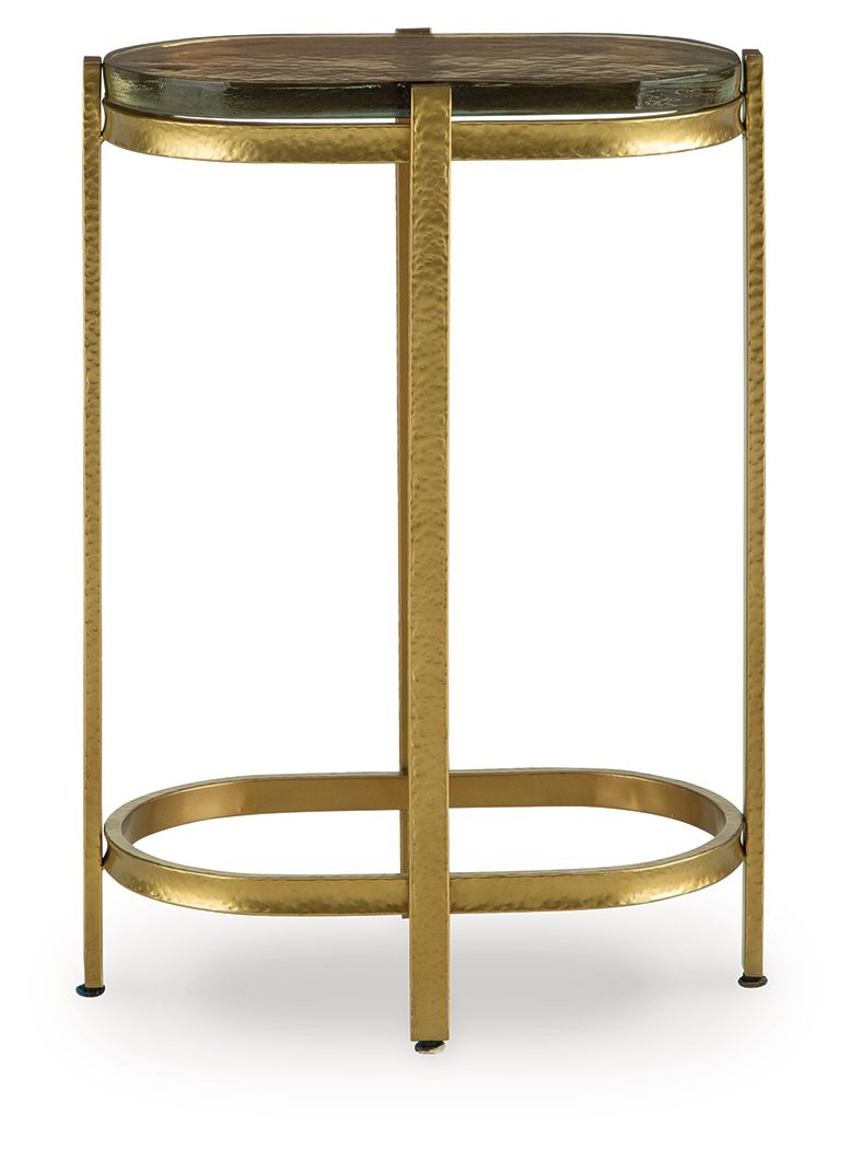 Porterville - Accent Table - Gold Finish - R&R Furniture Gallery (Fountain Valley, CA)