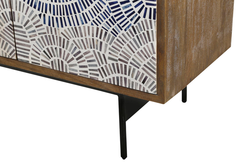 Crossings - Console - Coconut Shell - R&R Furniture Gallery (Fountain Valley, CA)