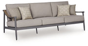 Ocean Beach - Sofa With Cushion - Gray - R&R Furniture Gallery (Fountain Valley, CA)