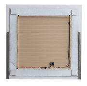 Elegant Lorana transitional LED mirror by Glory Furniture featuring a sleek, modern design with built-in lighting.