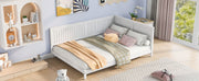 Modern DreamHaus daybed sofa bed with neutral upholstery, featuring a sleek design and supportive backrest in a cozy living space.