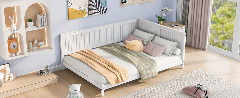 Modern DreamHaus daybed sofa bed with neutral upholstery, featuring a sleek design and supportive backrest in a cozy living space.