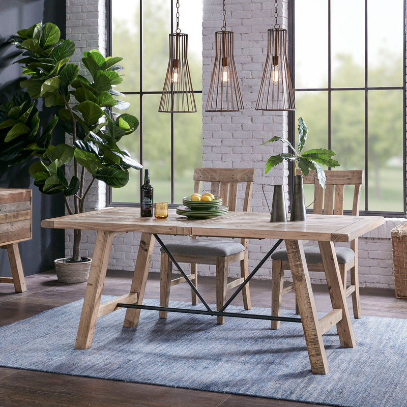 Sonoma - 4 Piece Dining Set - Natural - R&R Furniture Gallery (Fountain Valley, CA)