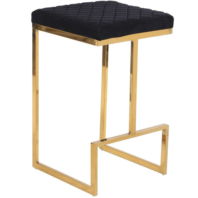Joel - Mid Century Modern Luxury Upholstered Stool - R&R Furniture Gallery (Fountain Valley, CA)
