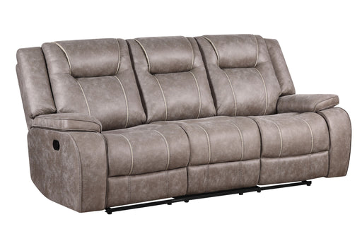 Blake - Reclining Sofa - Desert Taupe - R&R Furniture Gallery (Fountain Valley, CA)