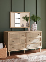 Cielden - Dresser And Mirror - Two-Tone - R&R Furniture Gallery (Fountain Valley, CA)