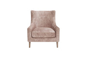 Hi Back Accent Chair - Light Brown - R&R Furniture Gallery (Fountain Valley, CA)