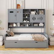 Daybed With All-In-One Cabinet And Shelf - R&R Furniture Gallery (Fountain Valley, CA)