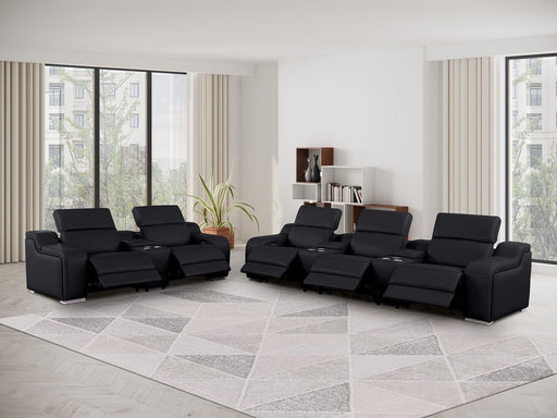 1116 - 8-Piece Modular Power Reclining Sofa, Loveseat & Chair Set In With 5 Power Recliners & Power Headrests - R&R Furniture Gallery (Fountain Valley, CA)