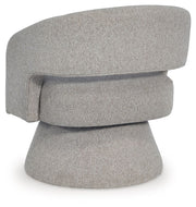 Nashkins - Swivel Accent Chair - Pebble - R&R Furniture Gallery (Fountain Valley, CA)