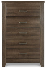 Juararo - Five Drawer Chest - Dark Brown - R&R Furniture Gallery (Fountain Valley, CA)