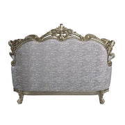 Miliani - Loveseat With 3 Pillows - Fabric & Antique Bronze - R&R Furniture Gallery (Fountain Valley, CA)