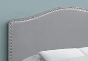 Full Size, Bed Headboard Only, Upholstered Transitional - Gray - R&R Furniture Gallery (Fountain Valley, CA)