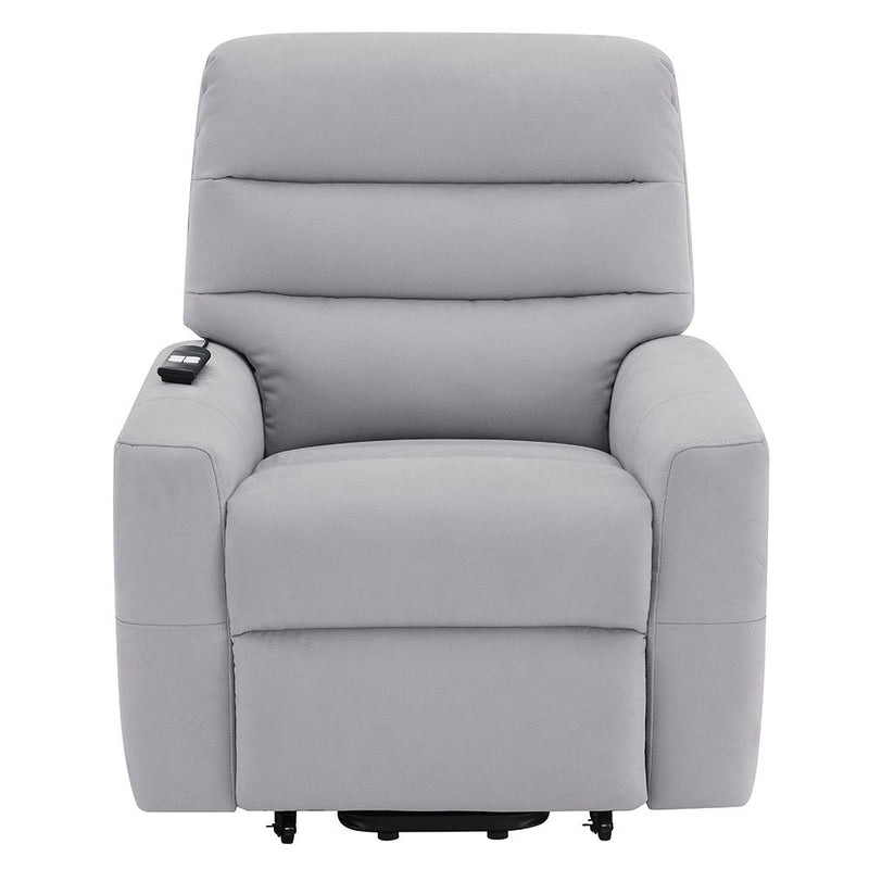 Freddie - Power Motion Recliner With Lift - Gray - R&R Furniture Gallery (Fountain Valley, CA)