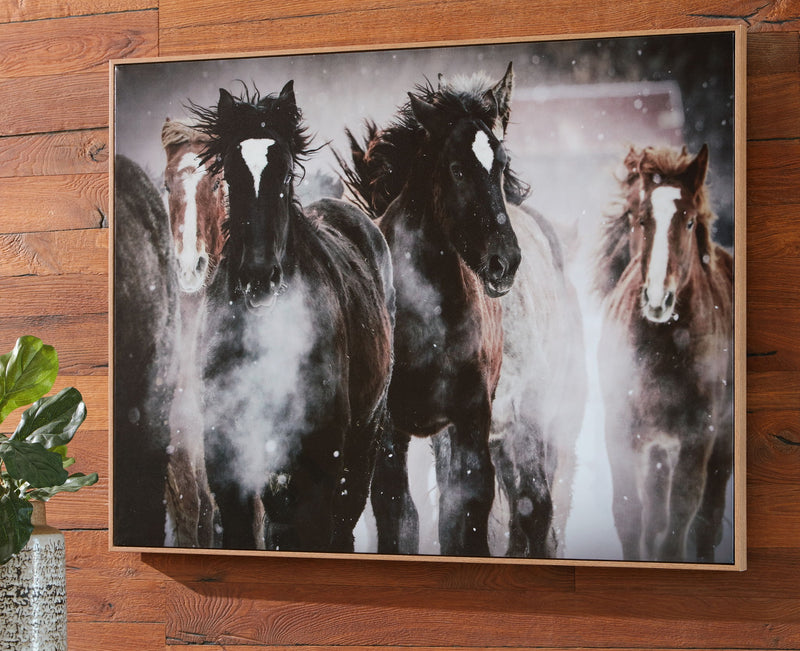 Chaseburn - Wall Art - Brown / Black / White - R&R Furniture Gallery (Fountain Valley, CA)