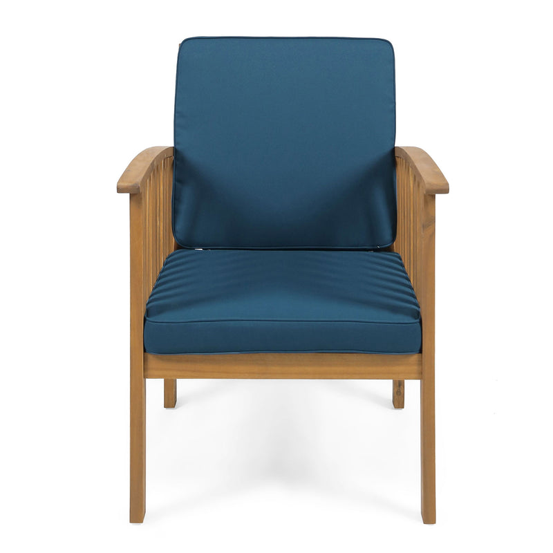 Casa - Acacia Club Chair Coastal Classic Outdoor Seating, Waterproof Fabric - R&R Furniture Gallery (Fountain Valley, CA)