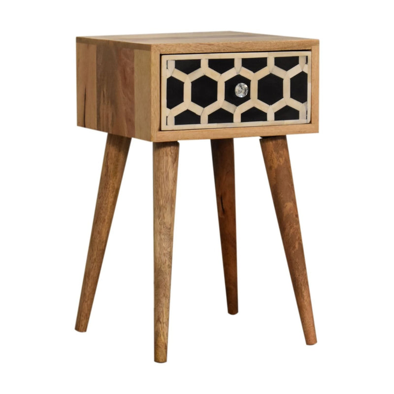 Inlay Bone Inlay Drawer Nightstand - R&R Furniture Gallery (Fountain Valley, CA)