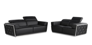 1111 - Leather Living Room Set - R&R Furniture Gallery (Fountain Valley, CA)