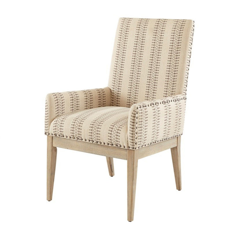 Rika - High Back Dining Armchair (Set of 2) - Natural - R&R Furniture Gallery (Fountain Valley, CA)