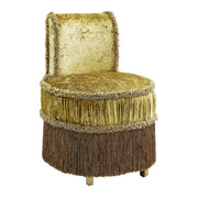 Bernadette - Vanity Stool - Gold - R&R Furniture Gallery (Fountain Valley, CA)