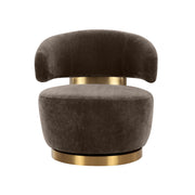Austin - Recycled Fabric Swivel Chair - R&R Furniture Gallery (Fountain Valley, CA)