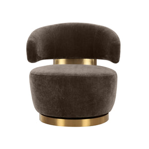 Austin - Recycled Fabric Swivel Chair - R&R Furniture Gallery (Fountain Valley, CA)