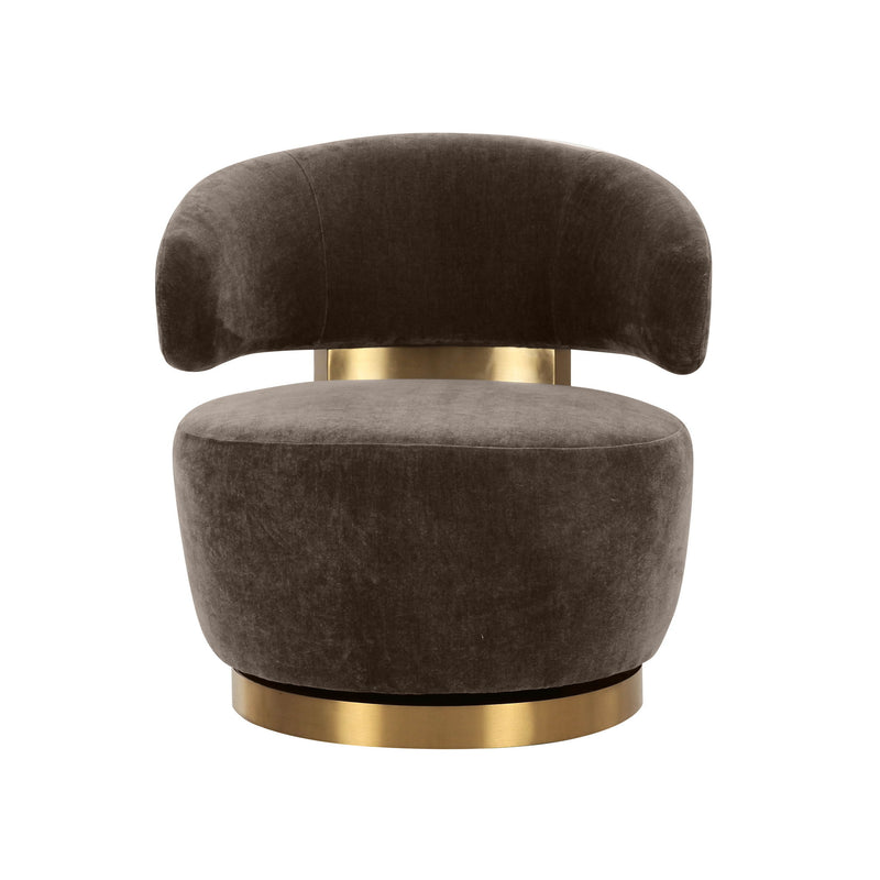 Austin - Recycled Fabric Swivel Chair - R&R Furniture Gallery (Fountain Valley, CA)