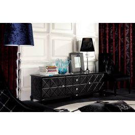 Monte Cristo Black Crocodile Lacquer TV Stand