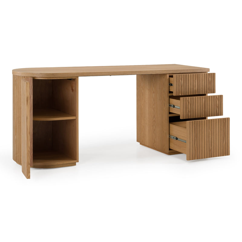 Albrite - Modern Natural Ash Desk — view 4