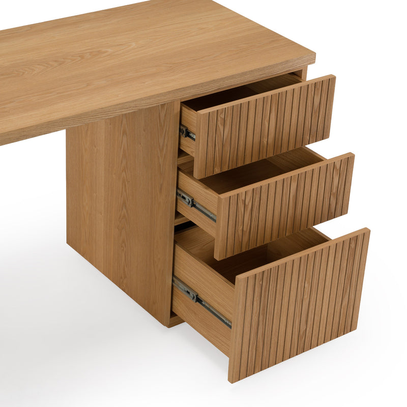 Albrite - Modern Natural Ash Desk — view 5