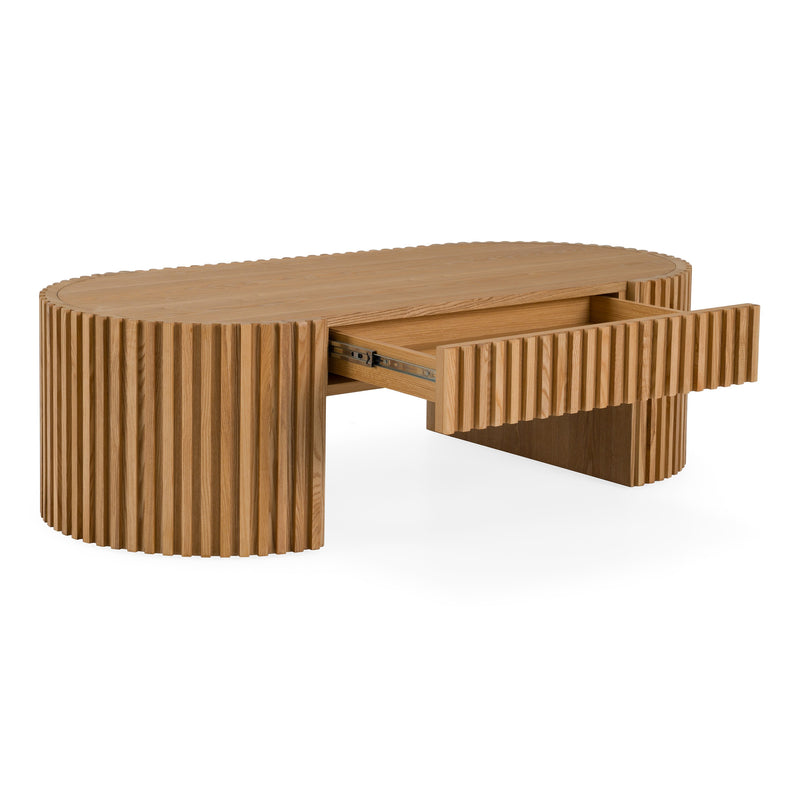 Albrite - Modern Natural Ash Coffee Table — view 3