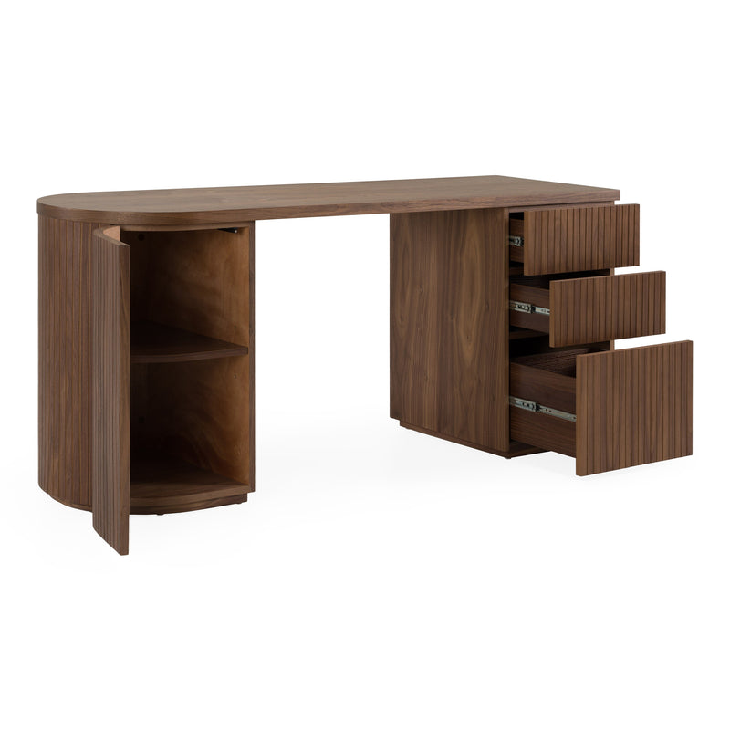 Albrite - Modern Walnut Desk — view 4