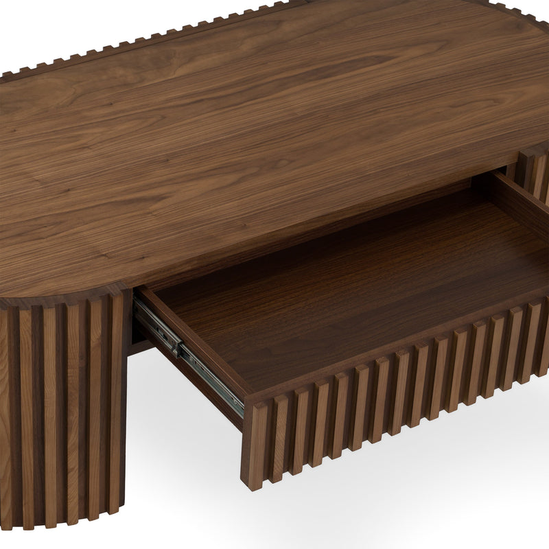 Albrite - Modern Walnut Coffee Table — view 4