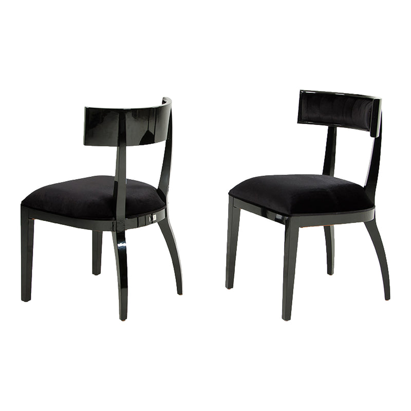 Alek - Modern Black Dining Chair (Set of 2) — view 5