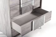 Alexa Italian Modern Grey Chest — view 2