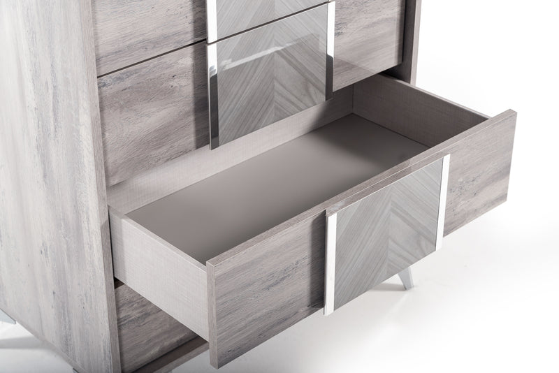 Alexa Italian Modern Grey Chest — view 2