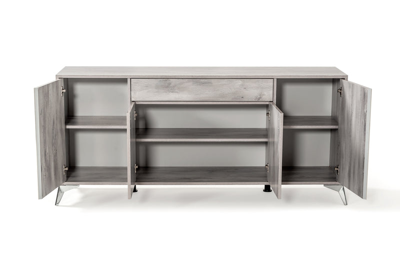 Alexa Italian Modern Grey Buffet — view 5