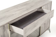 Alexa Italian Modern Grey Buffet — view 3