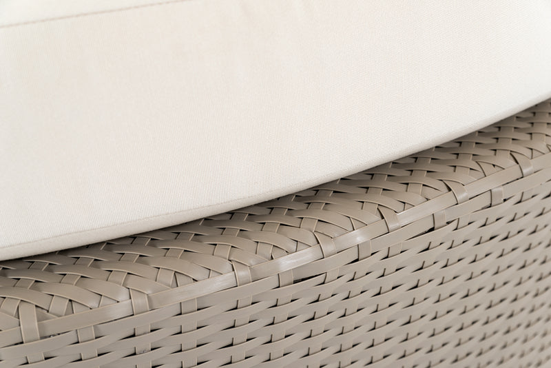 Alps Round Outdoor Patio Day Bed — view 2