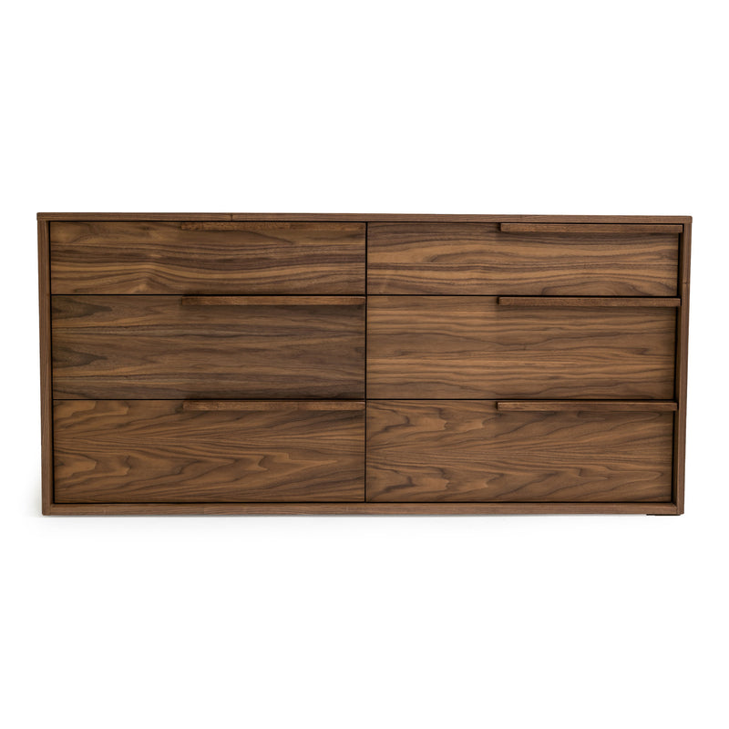Amberlie - Modern Walnut Dresser — view 5